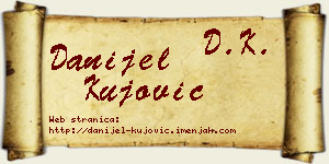 Danijel Kujović vizit kartica
